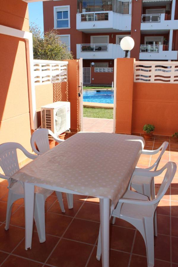 Apto. Con Gran Terraza Y Acceso Directo A Piscina. Dénia Exterior foto