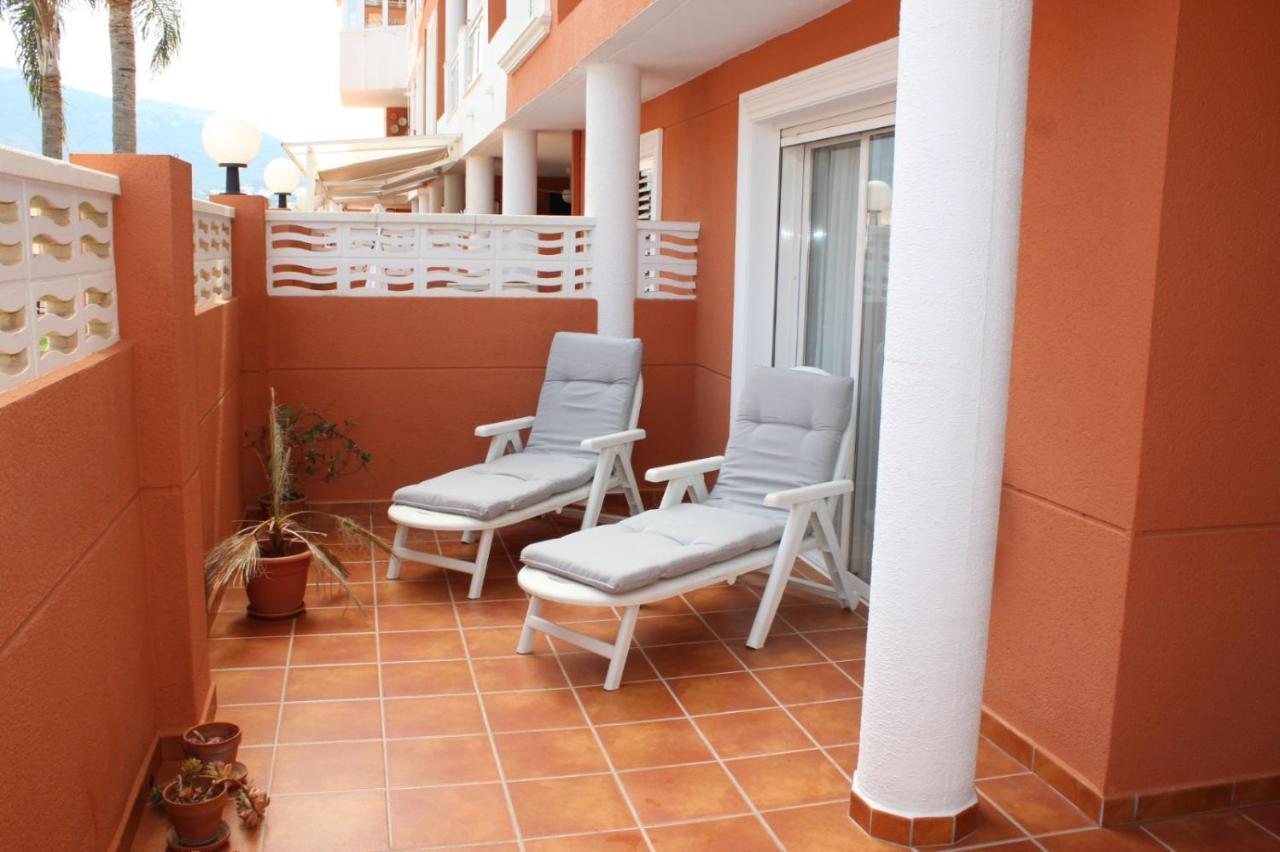 Apto. Con Gran Terraza Y Acceso Directo A Piscina. Dénia Exterior foto